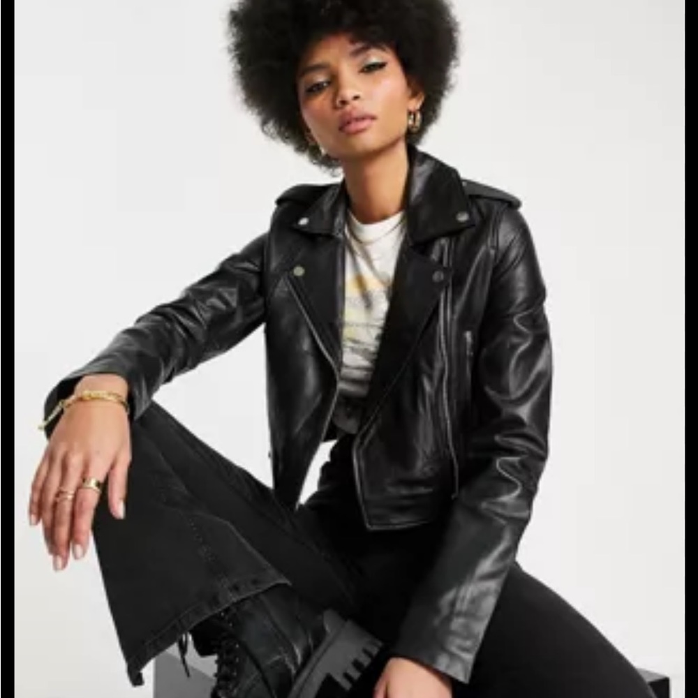 BLK DNM Moto Leather Jacket